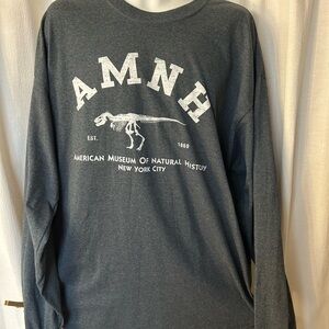 Tee: american museum natural history New York long sleeve xxl
